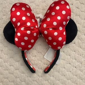 Disney Red and White Polka Dot Minnie Mouse Ears